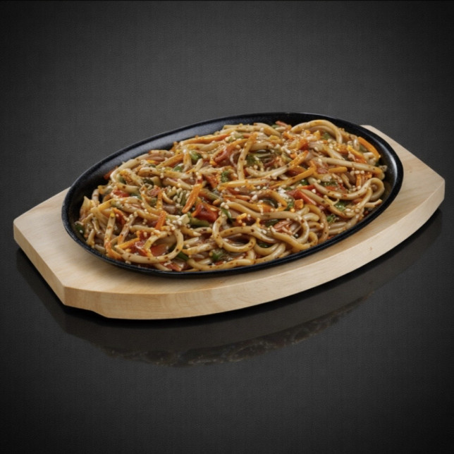 Лапша XXL с овощами